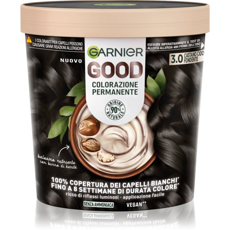 Garnier Good Color permanentní barva na vlasy 3.0 Castano Cioccolato Fondente 1 ks