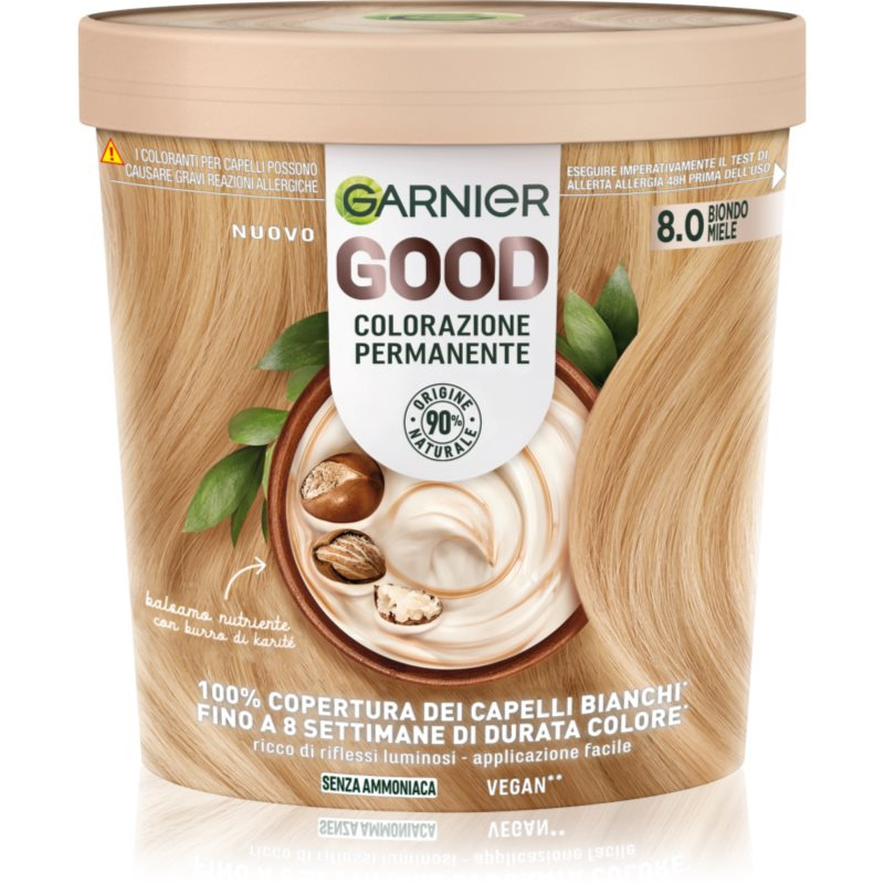 Garnier Good Color permanentní barva na vlasy 8.0 Biondo Miele 1 ks