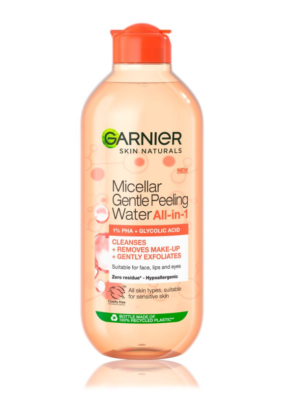 Garnier Skin Naturals Micellar Gentle Peeling micelární voda s peelingovým efektem 400 ml