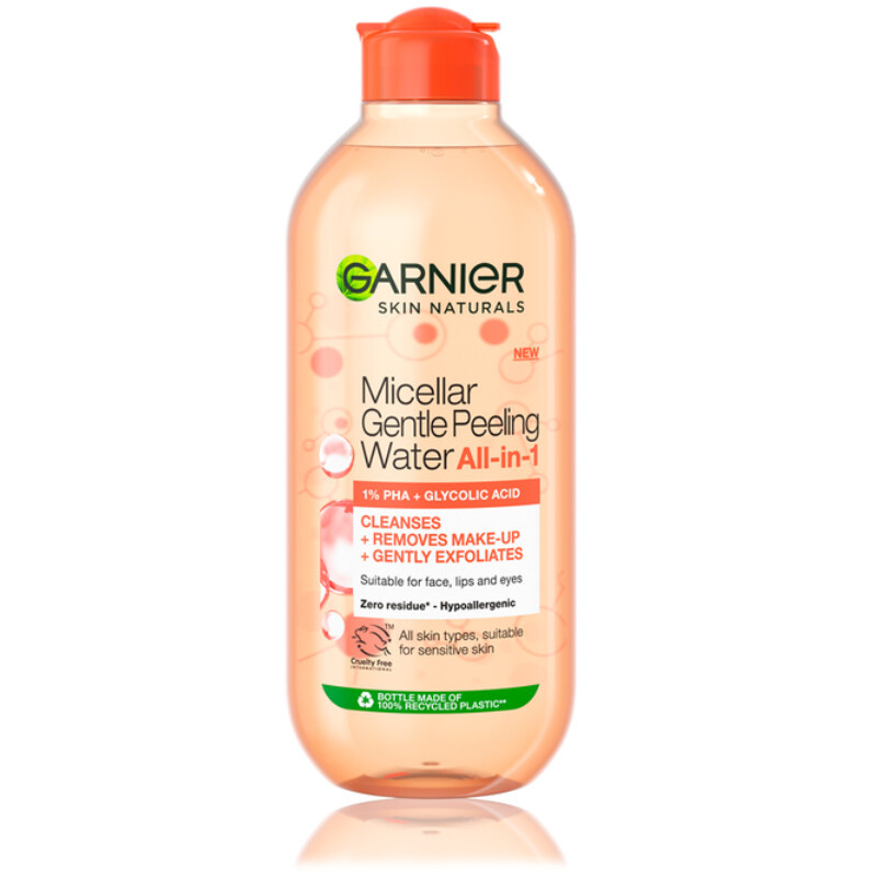 Garnier Skin Naturals Micellar Gentle Peeling micelární voda s peelingovým efektem 400 ml