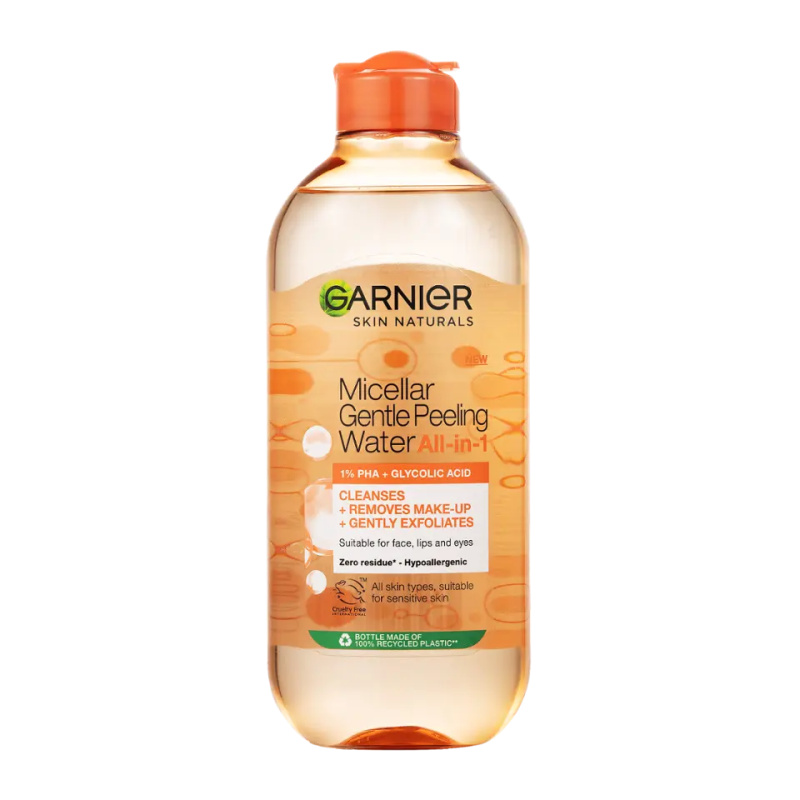 Garnier Skin Naturals Micellar Gentle Peeling micelární voda s peelingovým efektem 400 ml