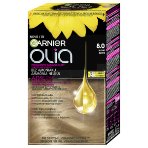 Garnier Olia Big Kit permanentní barva na vlasy odstín 8.0 Blond