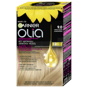Garnier Olia Big Kit permanentní barva na vlasy odstín 9.0 Light Blond