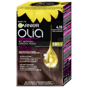 Garnier Olia Big Kit permanentní barva na vlasy odstín 4.15 Iced Chocolate