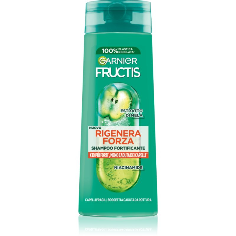 Garnier Fructis Strong Regeneration regenerační šampon pro slabé a poškozené vlasy 250 ml