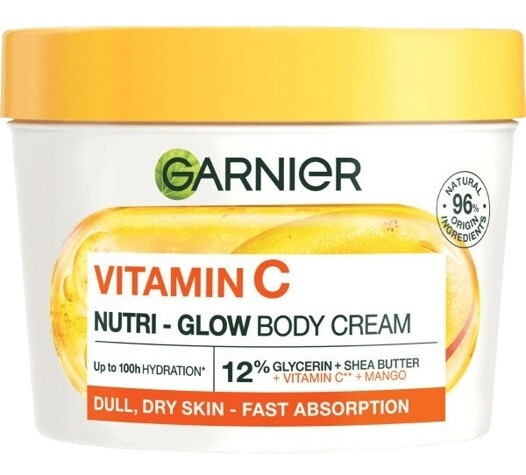 Garnier Body SuperFood rozjasňující tělový krém s vitaminem C 380 ml