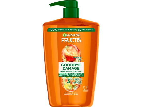 Garnier Fructis Goodbye Damage posilující šampon pro poškozené vlasy 1000 ml