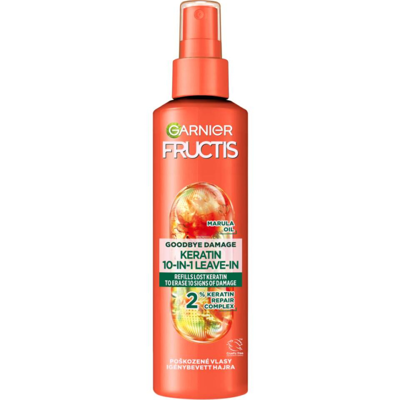 Garnier Fructis Goodbye Damage bezoplachový sprej s keratinem 150 ml