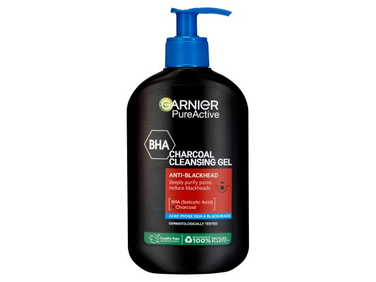Garnier Pure Active Charcoal čisticí gel proti černým tečkám 250 ml