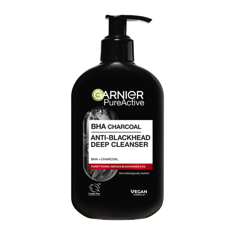 Garnier Pure Active Charcoal čisticí gel proti černým tečkám 250 ml