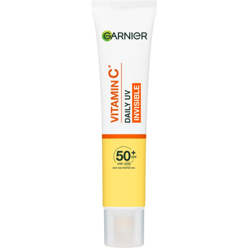 Garnier Skin Naturals Vitamin C Invisible denní rozjasňující UV fluid SPF 50+ 40 ml