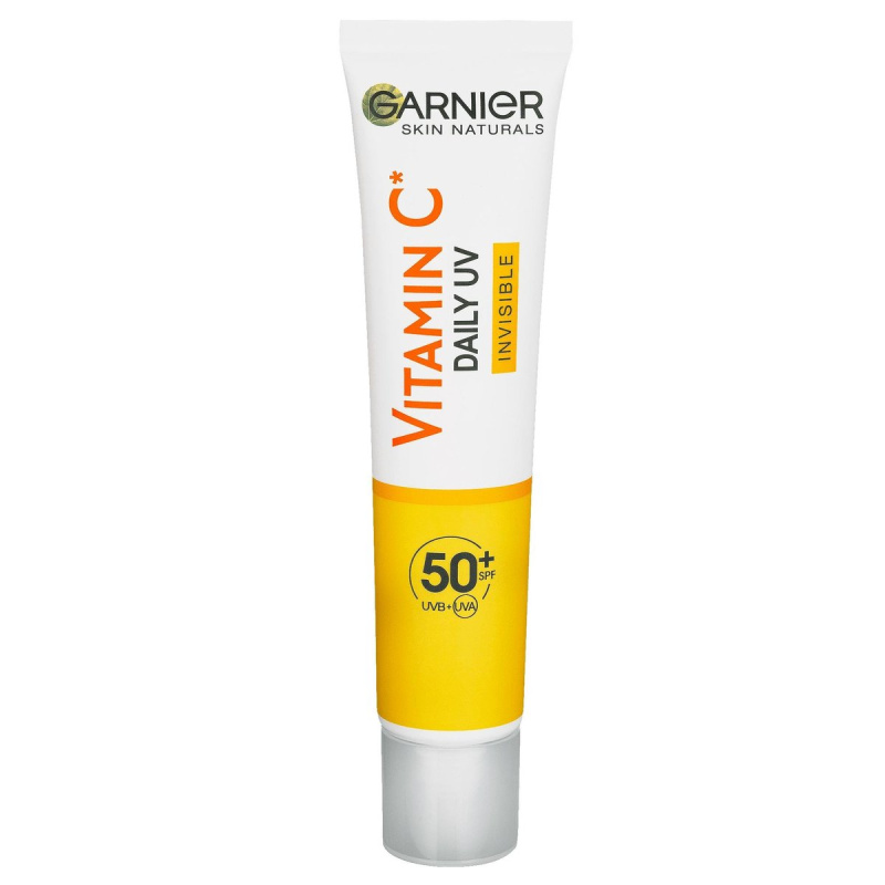 Garnier Skin Naturals Vitamin C Invisible denní rozjasňující UV fluid SPF 50+ 40 ml