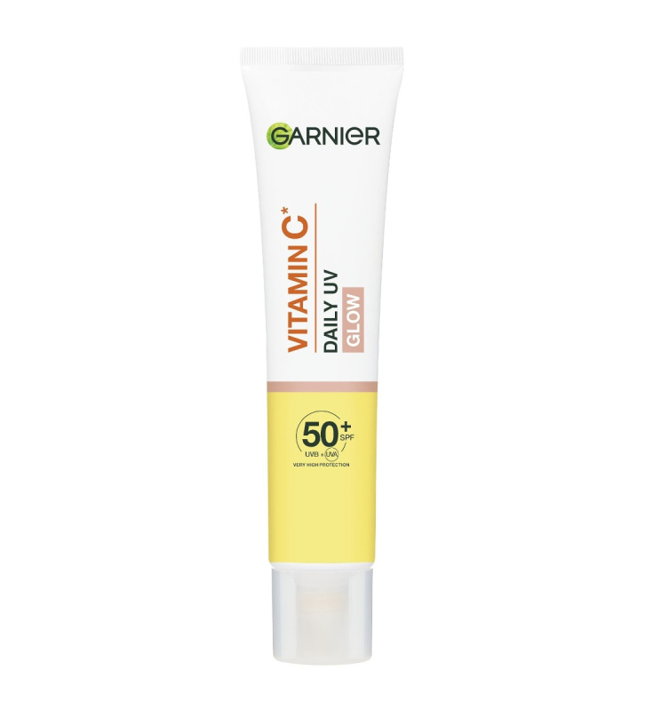Garnier Skin Naturals Vitamin C Glow denní rozjasňující UV fluid SPF 50+ 40 ml