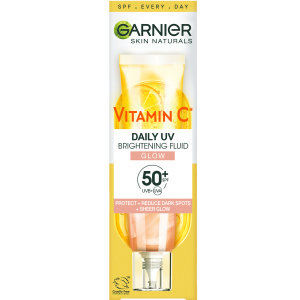 Garnier Skin Naturals Vitamin C Glow denní rozjasňující UV fluid SPF 50+ 40 ml