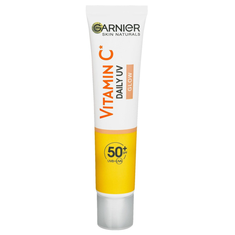 Garnier Skin Naturals Vitamin C Glow denní rozjasňující UV fluid SPF 50+ 40 ml