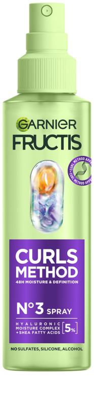 Garnier Fructis Curls Method hydratační sprej na vlasy pro vlnité a kudrnaté vlasy 150 ml