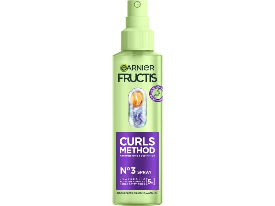 Garnier Fructis Curls Method hydratační sprej na vlasy pro vlnité a kudrnaté vlasy 150 ml