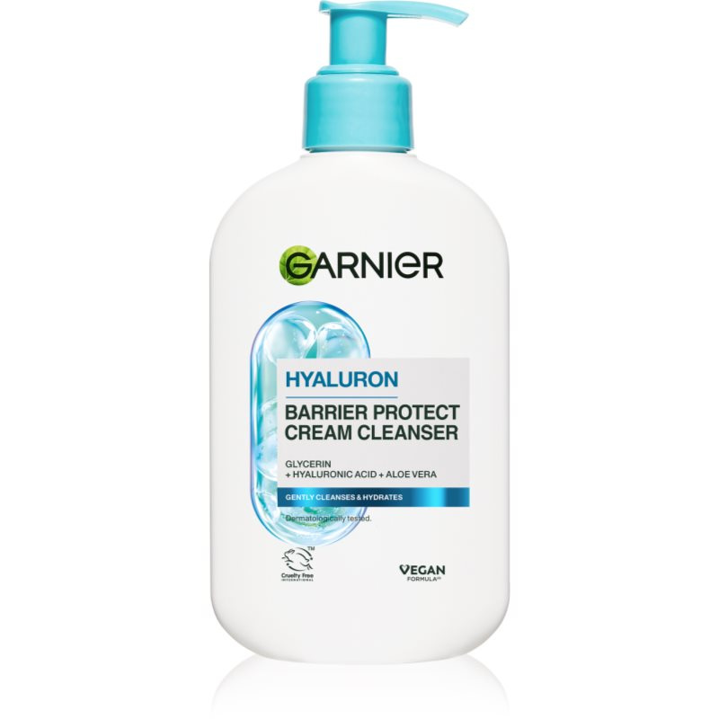 Garnier Skin Naturals Hyaluronic Aloe zklidňující čisticí krém s kyselinou hyaluronovou 250 ml