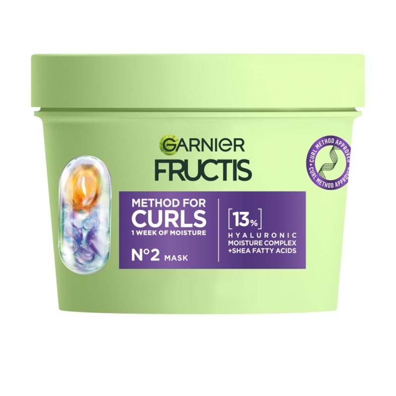 Garnier Fructis Curls Method hydratační maska na vlasy pro vlnité a kudrnaté vlasy 370 ml