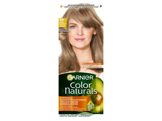 Garnier Color Naturals Creme barva na vlasy odstín 7.1 Natural Ash Blonde 1 ks