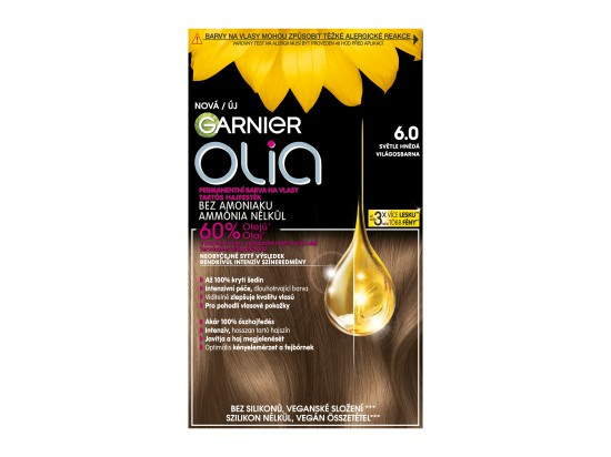 Garnier Olia Big Kit permanentní barva na vlasy odstín 6.0 Light Brown 1 ks