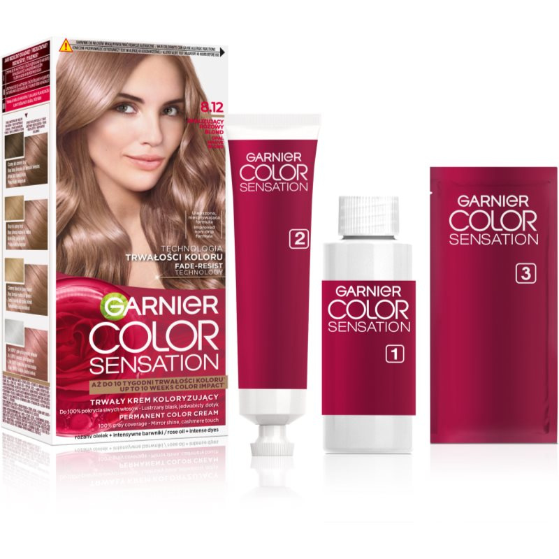 Garnier Color Sensation barva na vlasy odstín 8.12 Opal Mauve 1 ks