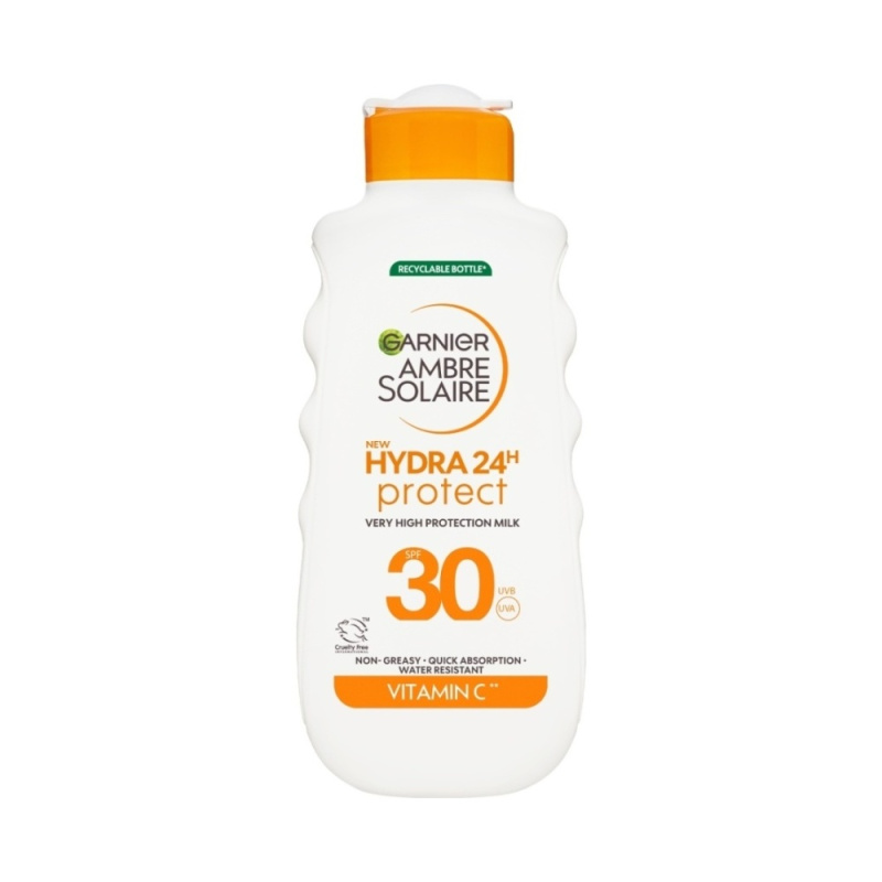 Garnier Opalovací mléko SPF 30 Ambre Solaire Hydra 24h Protect (High Protection Milk) 175 ml