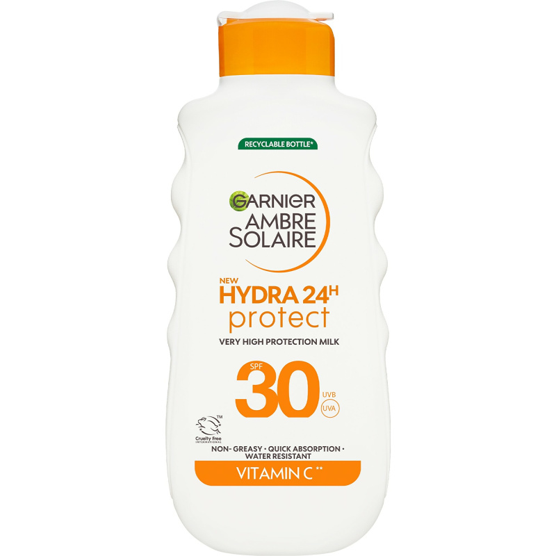 Garnier Opalovací mléko SPF 30 Ambre Solaire Hydra 24h Protect (High Protection Milk) 175 ml