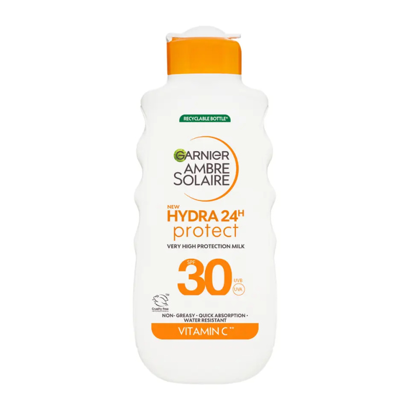 Garnier Opalovací mléko SPF 30 Ambre Solaire Hydra 24h Protect (High Protection Milk) 175 ml