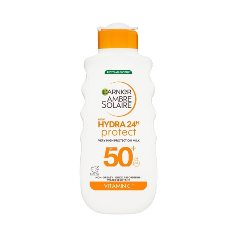 Garnier Opalovací mléko SPF 50 Ambre Solaire Hydra 24h Protect (Very High Protection Milk) 175 ml