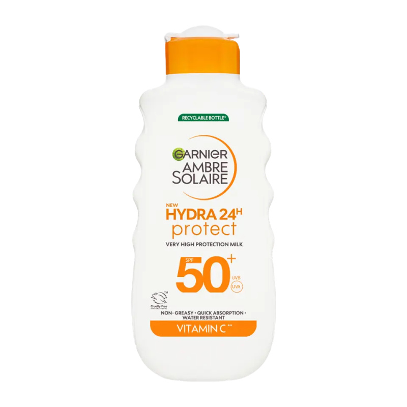 Garnier Opalovací mléko SPF 50 Ambre Solaire Hydra 24h Protect (Very High Protection Milk) 175 ml
