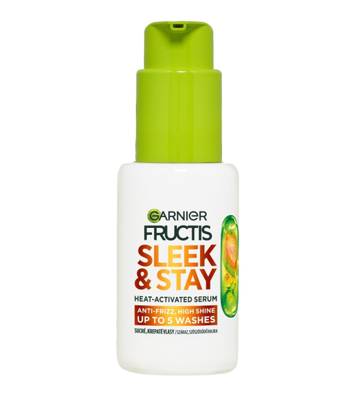 Garnier Fructis Keratin Sleek sérum pro suché a poškozené vlasy 50 ml