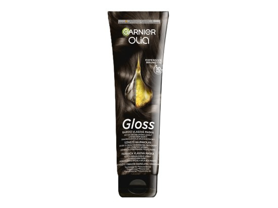 Garnier Olia Gloss barvicí maska na vlasy odstín Expensive Brunette 150 ml