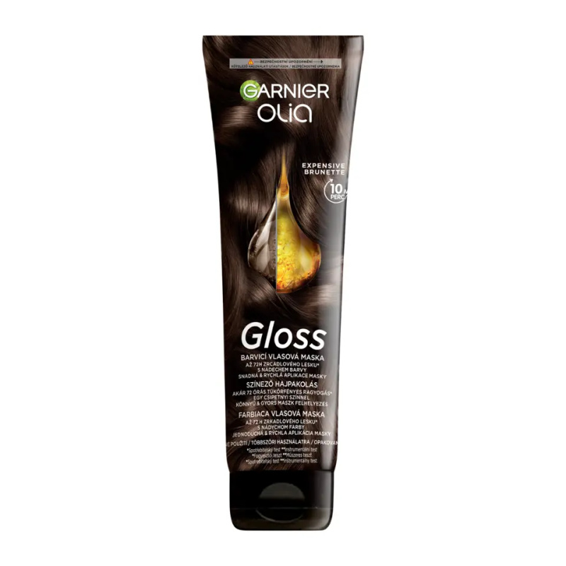 Garnier Olia Gloss barvicí maska na vlasy odstín Expensive Brunette 150 ml