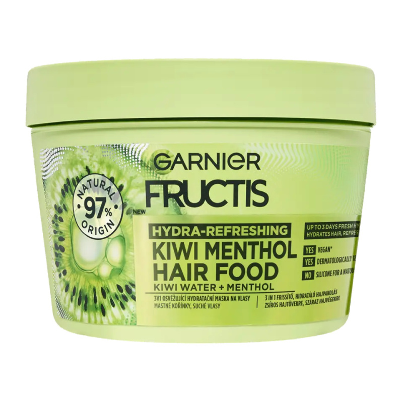Garnier Hydratační maska na vlasy s kiwi 3v1 Hair Food 400 ml