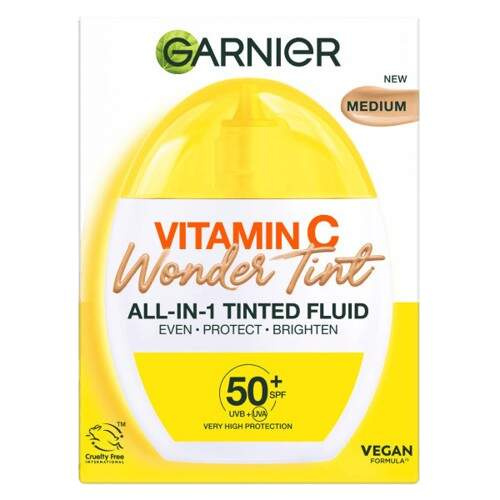 Garnier Tónovací fluid SPF 50 Vitamin C Wonder Tint 40 ml Medium
