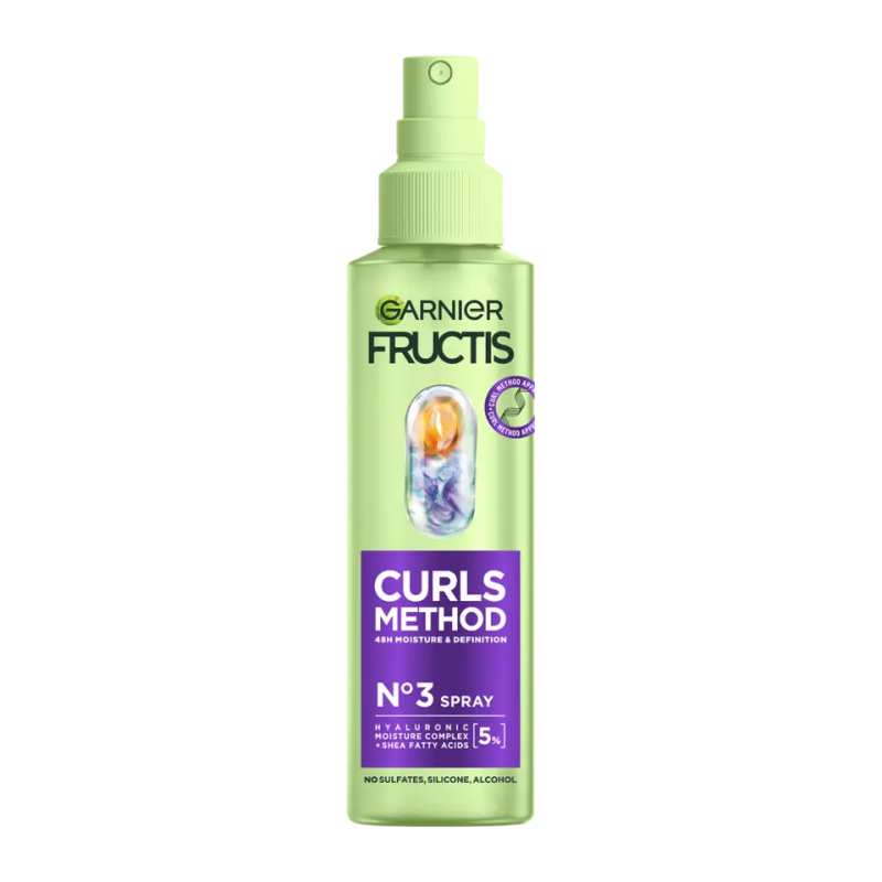 Garnier Fructis Curls Method hydratační sprej na vlasy pro vlnité a kudrnaté vlasy 150 ml