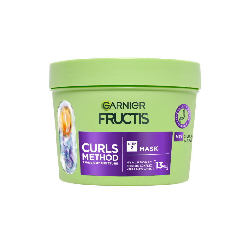 Garnier Fructis Curls Method hydratační maska na vlasy pro vlnité a kudrnaté vlasy 370 ml