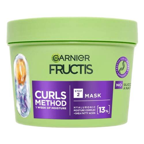 Garnier Fructis Curls Method hydratační maska na vlasy pro vlnité a kudrnaté vlasy 370 ml