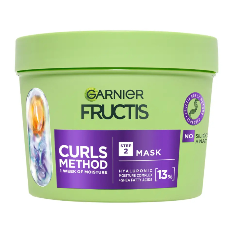 Garnier Fructis Curls Method hydratační maska na vlasy pro vlnité a kudrnaté vlasy 370 ml