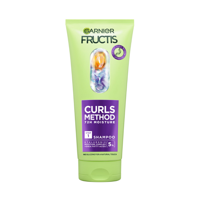 Garnier Fructis Curls Method hydratační šampon pro vlnité a kudrnaté vlasy 200 ml