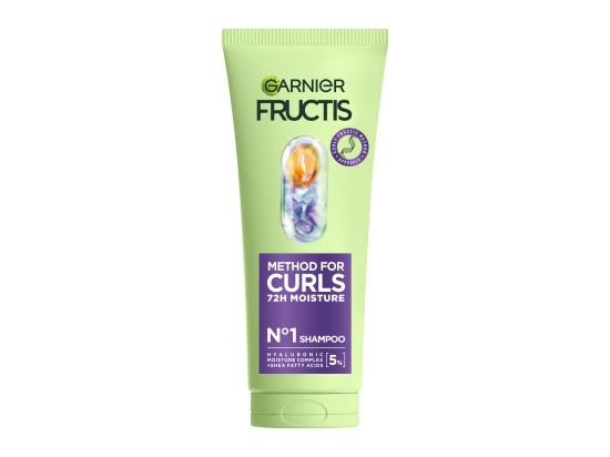 Garnier Fructis Curls Method hydratační šampon pro vlnité a kudrnaté vlasy 200 ml