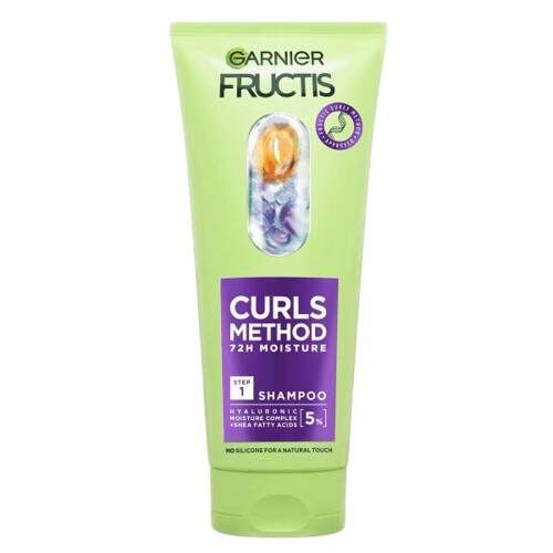 Garnier Fructis Curls Method hydratační šampon pro vlnité a kudrnaté vlasy 200 ml