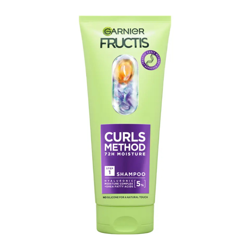 Garnier Fructis Curls Method hydratační šampon pro vlnité a kudrnaté vlasy 200 ml