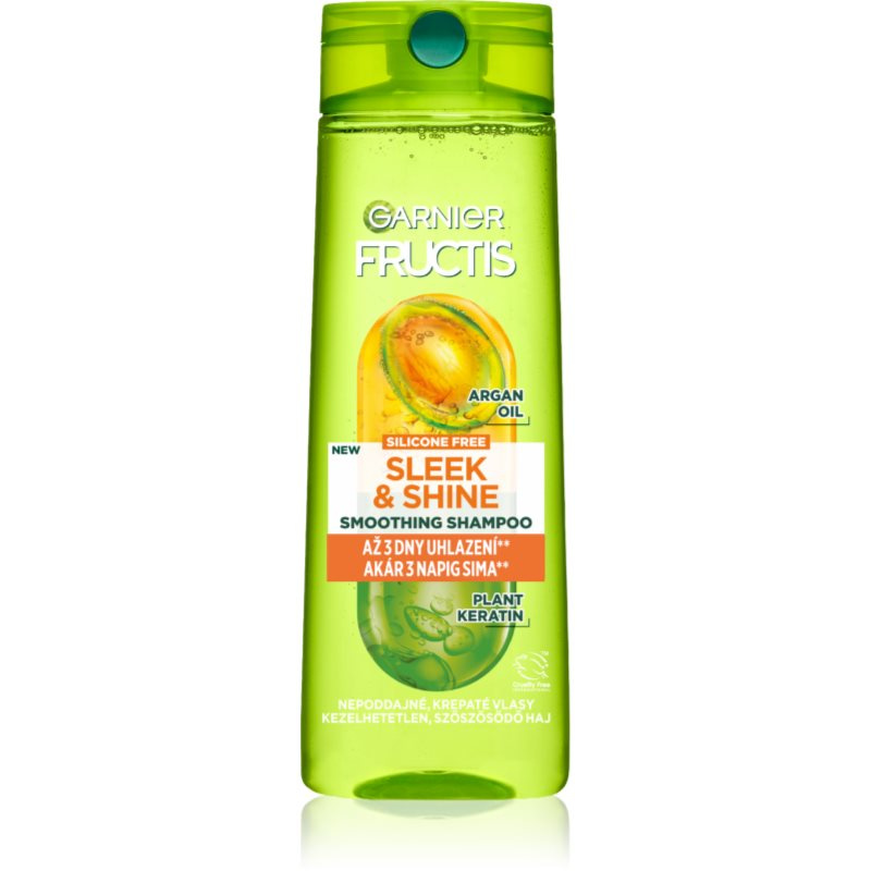 Garnier Fructis Sleek & Shine šampon pro nepoddajné a krepatějící se vlasy 250 ml