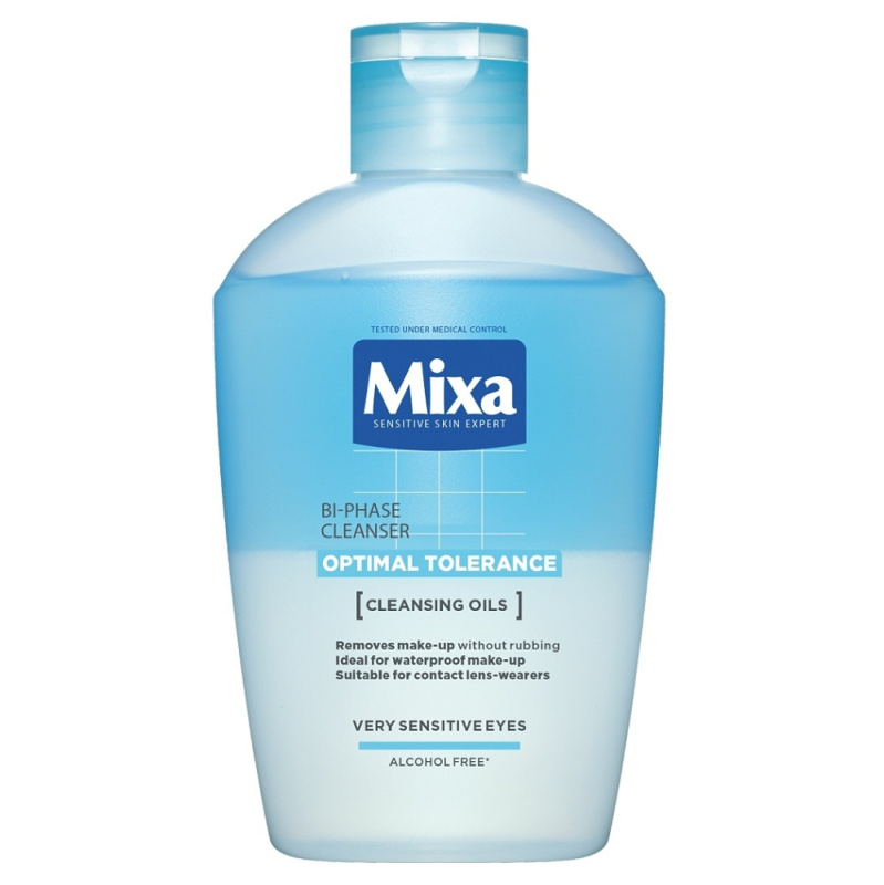 MIXA Optimal Tolerance dvousložkový odličovač očí 125 ml
