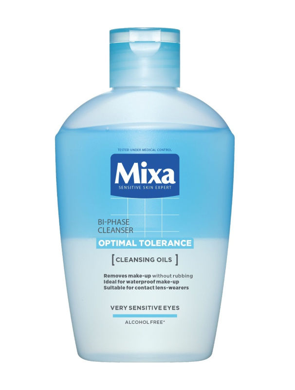 MIXA Optimal Tolerance dvousložkový odličovač očí 125 ml