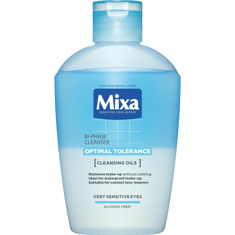 MIXA Optimal Tolerance dvousložkový odličovač očí 125 ml