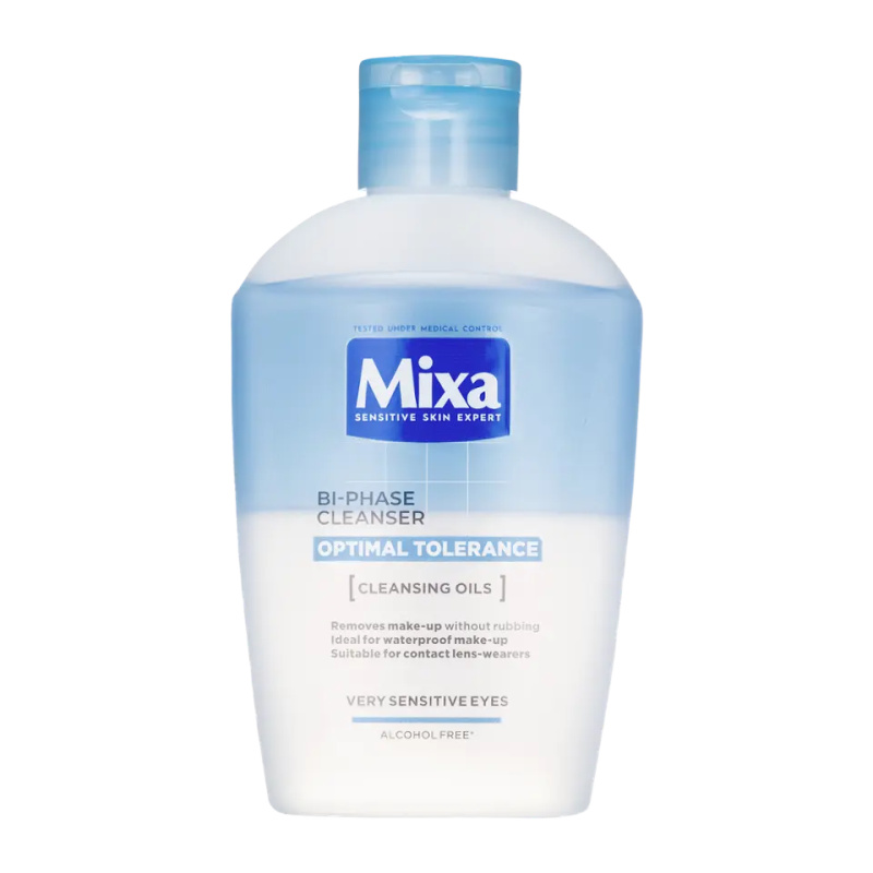 MIXA Optimal Tolerance dvousložkový odličovač očí 125 ml