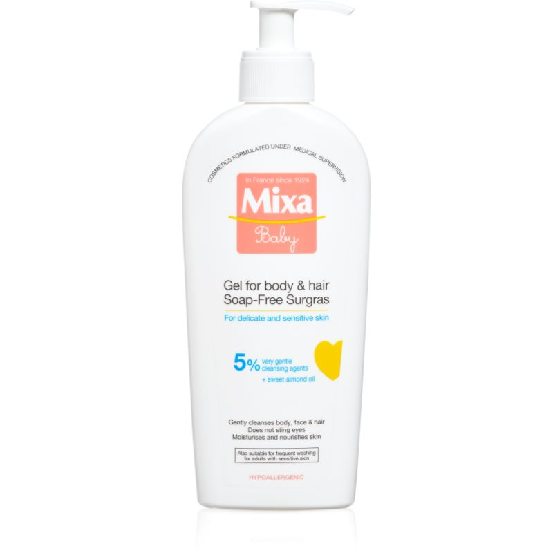 Mixa Baby sprchový gel a šampon 2 v 1 pro děti 250 ml